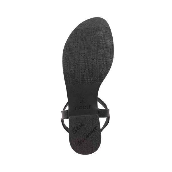 Mochi Women's Faux Leather Flat Fashion Sandals - Image 4