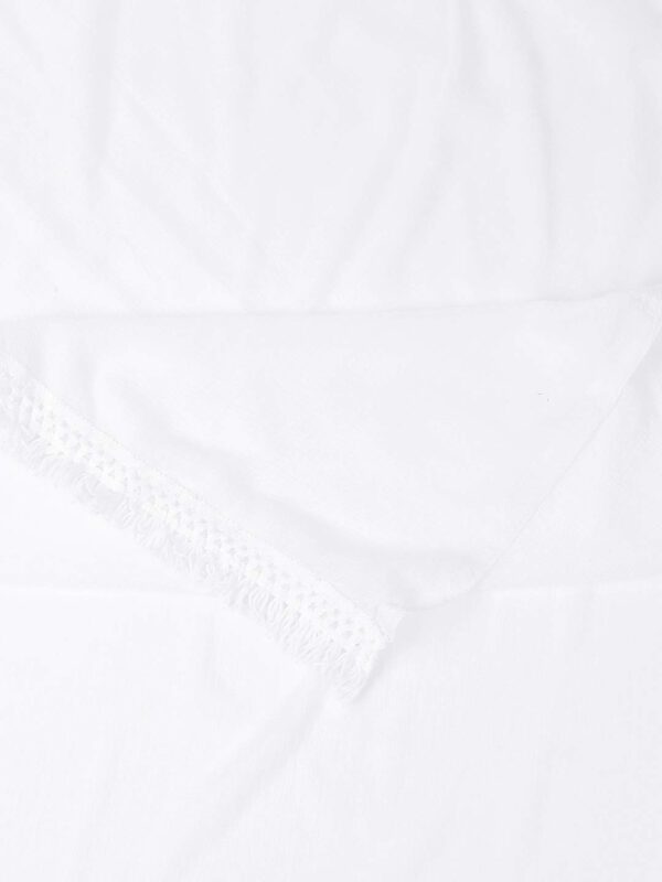 DUPATTA BAZAAR Woman's Chiffon Dupatta with lace on border. - Image 7
