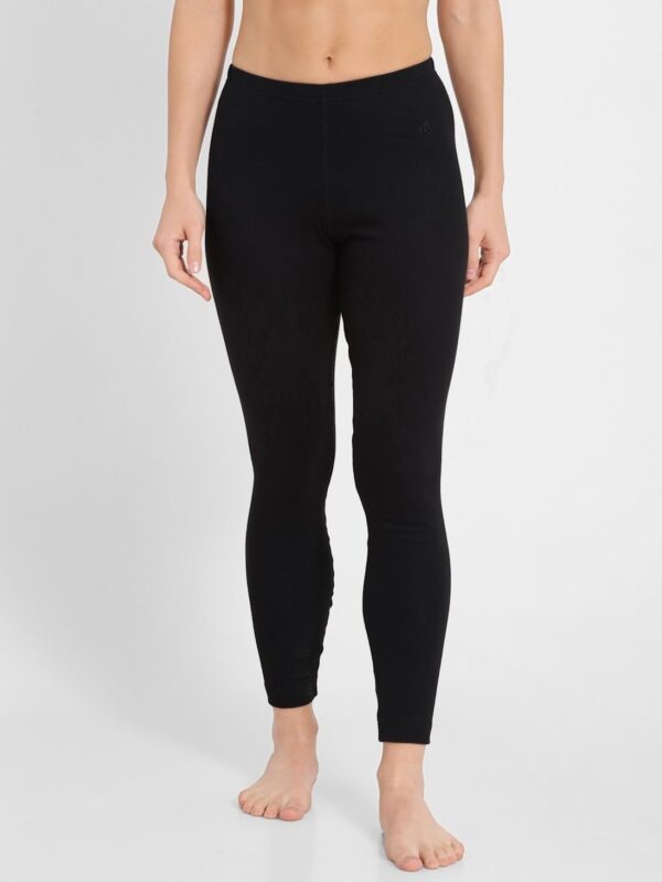 Jockey Women's Cotton Thermal Set (Top & Bottom Both, Charcoal) - Image 8