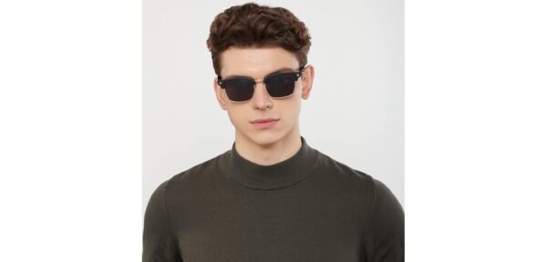 VINCENT CHASE EYEWEAR By Lenskart | Full Rim Round Stylish Sunglasses | Polarized And 100% UV - Image 4