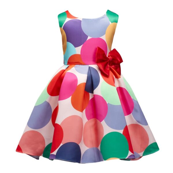 Hopscotch Girl's Polyester Fit and Flare Knee-Length Party Dresses - Image 2