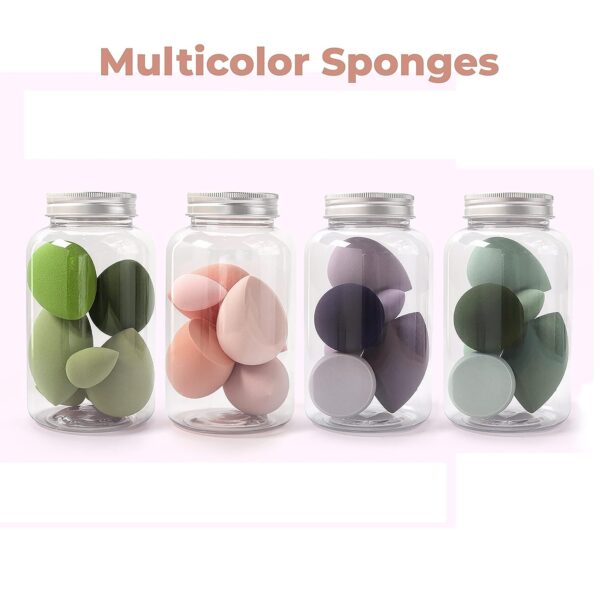 SUAKE 7in1 Professional Beauty Blender Set for Face Makeup | Makeup Sponges Set is suitable with - Image 8