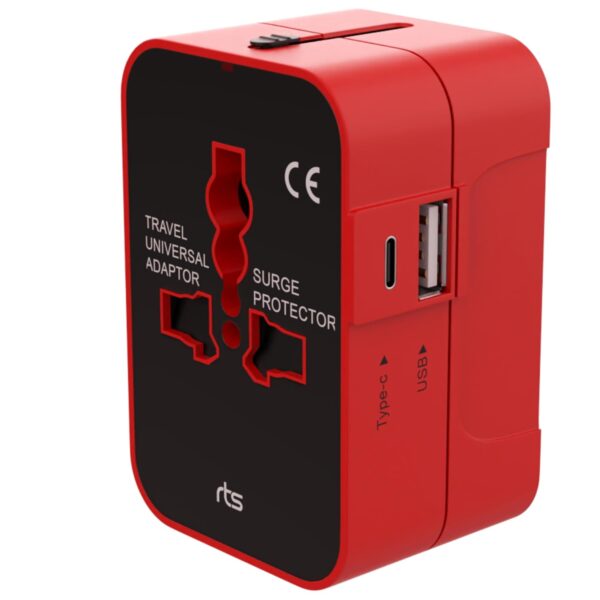 rts 224+ Countries Universal Travel Adapter with USB-C Type C & USB International All in One Travel - Image 2