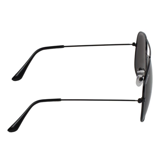CREATURE Unisex Non Polarization Aviator Sunglasses Black Frame, Black Lens (M) - Pack Of 1 - Image 7