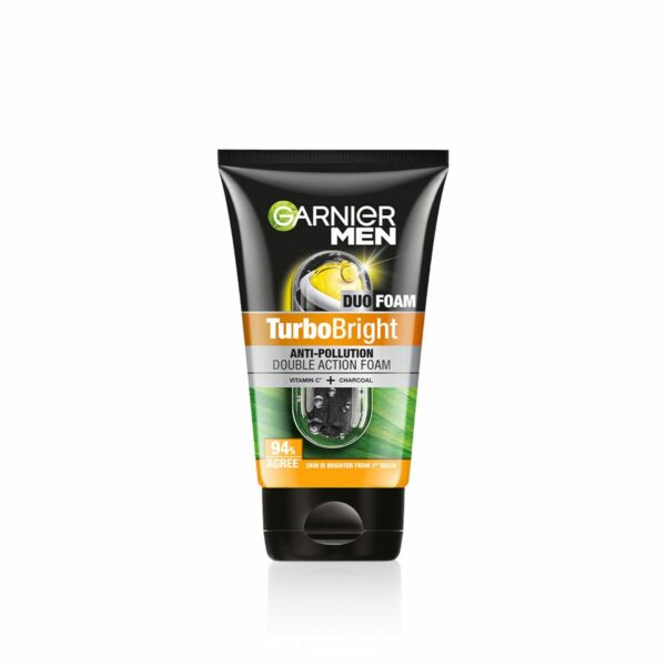 Garnier Men, Face Wash, Brightening & Anti-Pollution, TurboBright Double Action, 100 g - Image 2