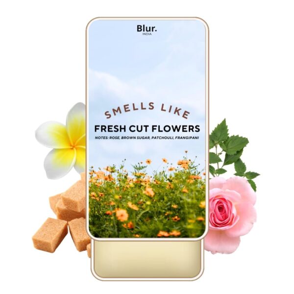 Blur India Smells Like Fresh Cut Flowers Solid Perfume | Floral Rose, Brown Sugar, Frangipani - Image 2
