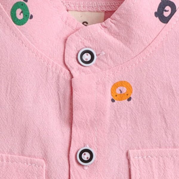 Hopscotch Boy's Cotton Solid Clothing Set - Image 4