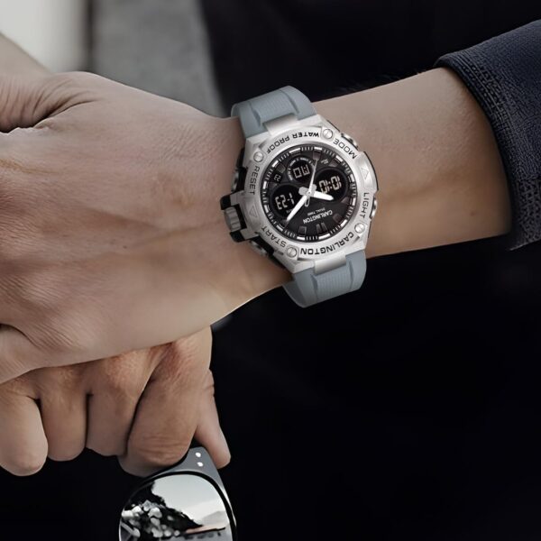 Carlington Resin Analog-Digital Sports Watch Chronograph,Dual - Image 6