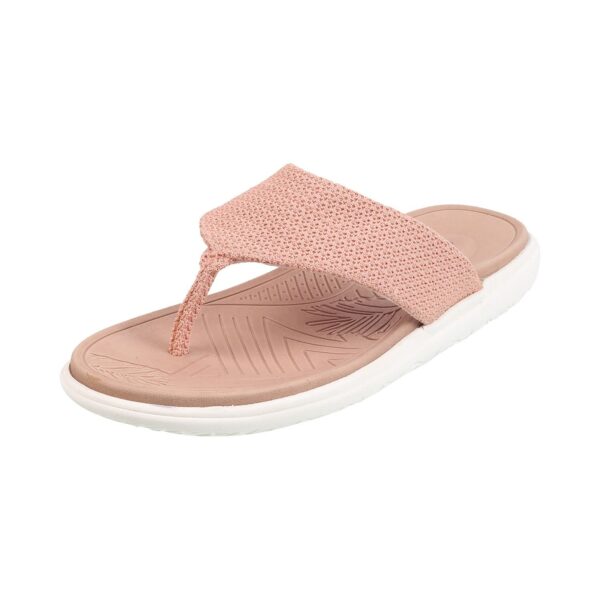 Mochi Women's Comfy Fashion Flyknit Fabric Flat Casual Slipper Slip-on Sandals - Image 2