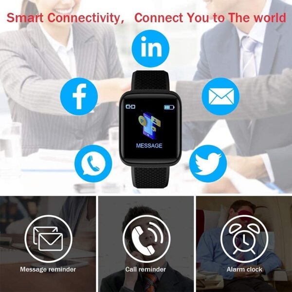 MARVIK Smart Watch for Kids, Men, Boys, Girls, and Women, D20 Plus 2025, Latest for Android and iOS - Image 3