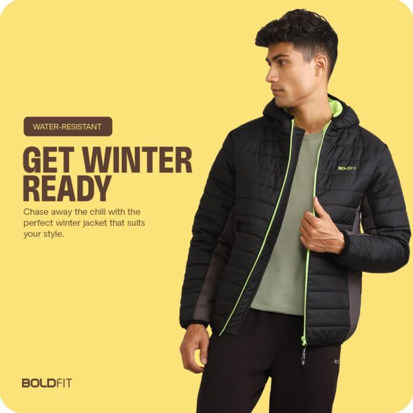 Boldfit Men's Polyester Padded Standard Length Jacket - Image 5
