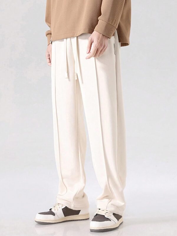 GRECIILOOKS Men's Lycra Cargo Track Pants – Loose Fit Joggers for Men | Korean Style Travel & Lounge - Image 7