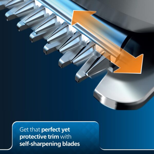Philips Battery Powered SkinProtect Beard Trimmer for Men - Lasts 4x Longer, DuraPower Technology, - Image 8