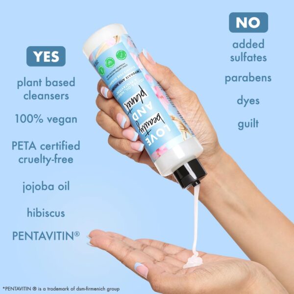 Love Beauty & Planet Jojoba Oil, Hibiscus & Pentavitin Hydrate & Nourish Sulfate Free Shampoo 200Ml - Image 7