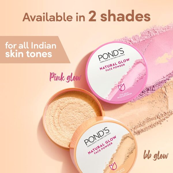POND's Natural Glow Face Matte Powder For Normal Skin, Bb Glow - 30G, Pink - Image 7