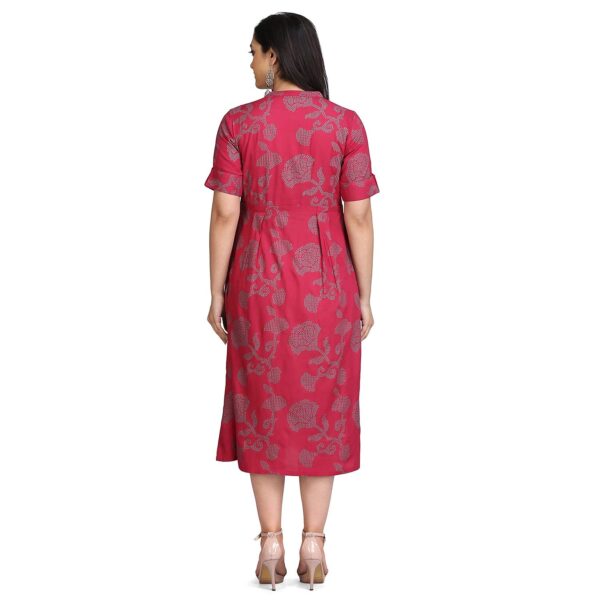 Rangavali Stylish Dress for Women | Western A-Line Maxi Long Gown for Womens | Cotton Dresses for - Image 6