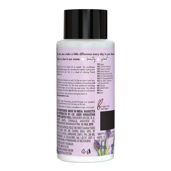 Love Beauty & Planet Argan Oil and Lavender Paraben Free Smooth and Serene Conditioner|| No - Image 8