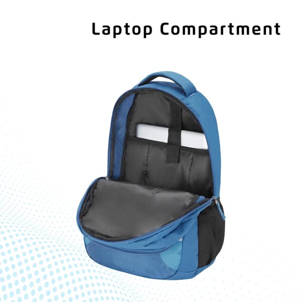 Safari Omega Spacious/Large 5 Compartment Laptop Backpack With Raincover, College Bag, Travel Bag - Image 6