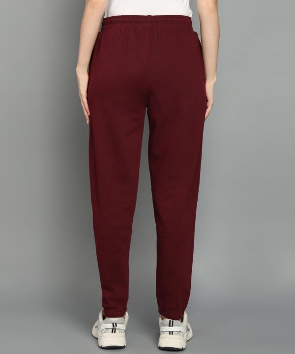 Alan Jones Clothing Women's Regular Fit Mid Rise Fleece Jogger Regular Pants Winterwear - Image 5