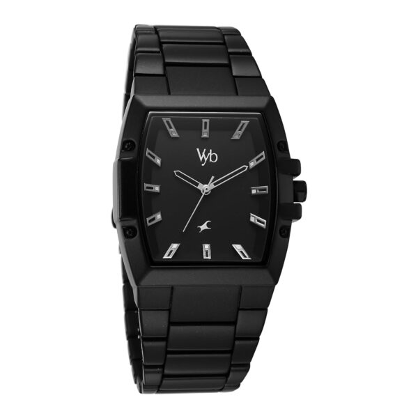 Fastrack Vyb Pioneer Quartz Analog Black Dial Watch for Men - Image 3