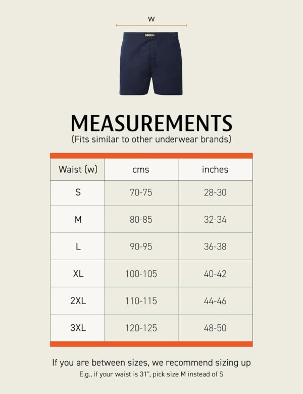 DAMENSCH Regular Fit Solid 100% Soft & Durable Cotton Boxer Shorts Dual Pockets Anti-Bacterial - Image 8