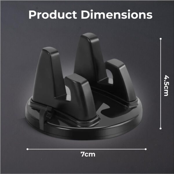 HUMBLE Universal 360° Rotatable Dashboard Mount Smartphone Holder Anti-Slip Silicone Mount for Car, - Image 7