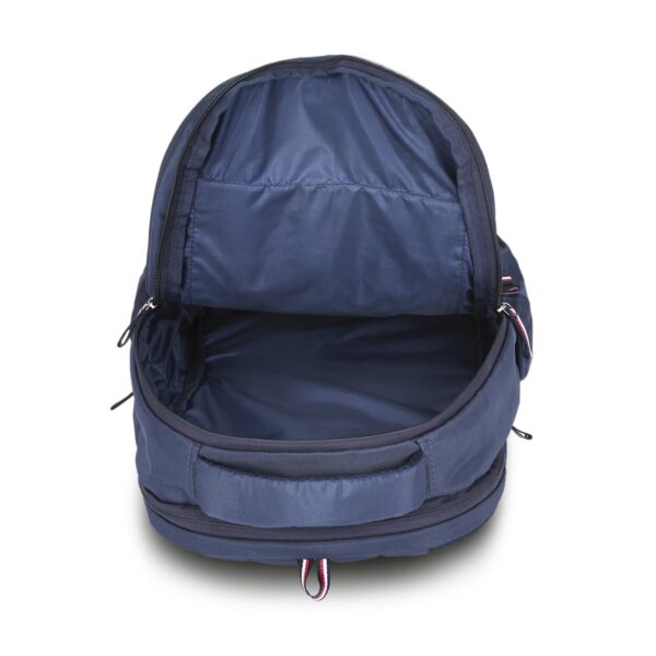 Tommy Hilfiger Joshua Polyester Unisex 15 Inch Laptop Backpack - Navy | 21 Ltr Capacity| Padded & - Image 9