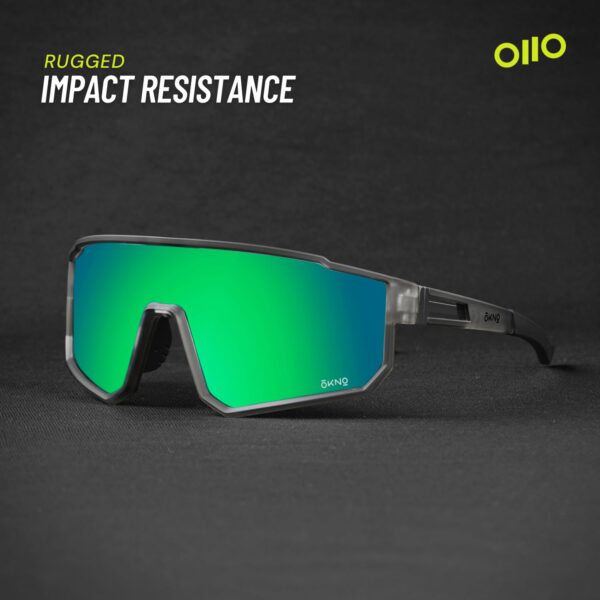 Eyewearlabs OKNO | Polarized Sports Over-Sized Unilens Wrap-Around Branded Stylish Sunglasses For - Image 6