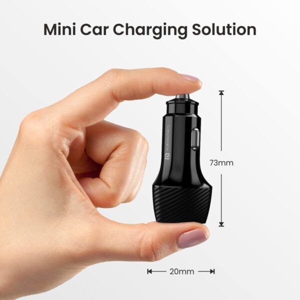 Portronics 51W Car Power 16 Fast Car Charger with Dual Output, 51 Watts Total (18W USB + 33W Type C - Image 8