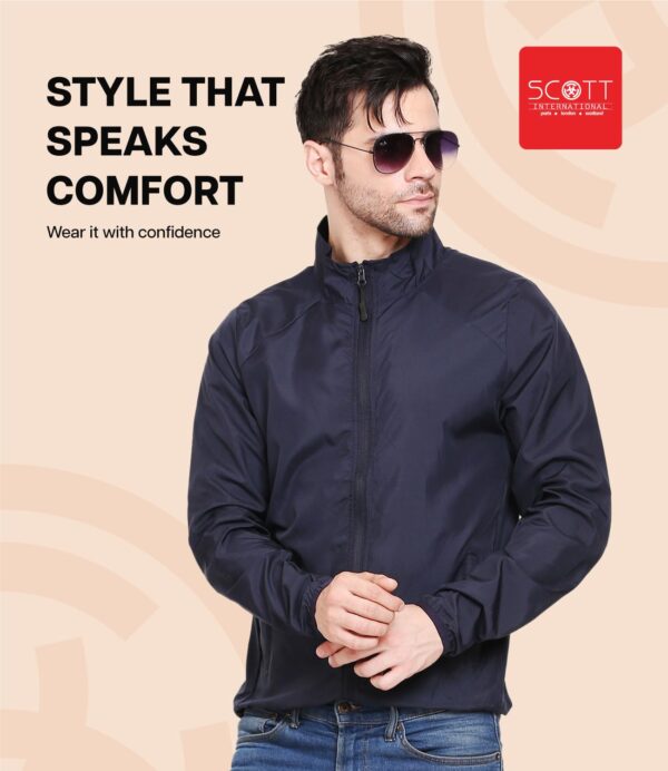 SCOTT INTERNATIONAL IDry Jacket-Ultra-Lightweight Men's Polyester Standard Length Jacket - Foldable, - Image 5