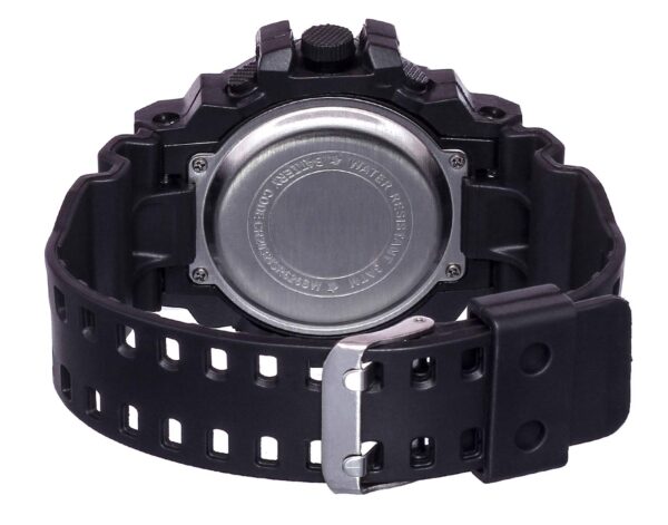 SELLORIA Silicone Digital Watch Shockproof Multi-Functional Automatic Black Color Strap Waterproof - Image 4