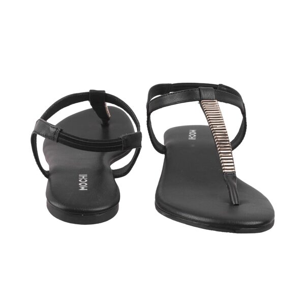 Mochi Women's Faux Leather Flat Fashion Sandals - Image 7