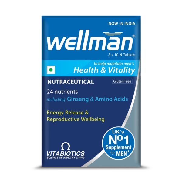 Wellman Multivitamin for Men – 30 Tablets (Monthly Pack) | Daily Self-Care & Inner Wellness | With - Image 2