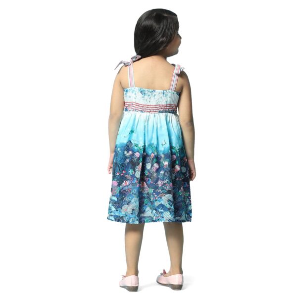 BIBA Girls Fit and Flare Knee-Length Dress - Image 6