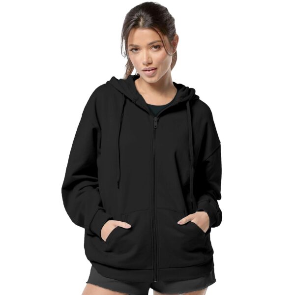FUNKY MONKEY - Women's Cute Hoodies Teen Girl Winter Jacket Sweatshirts Casual Drawstring Clothes - Image 2