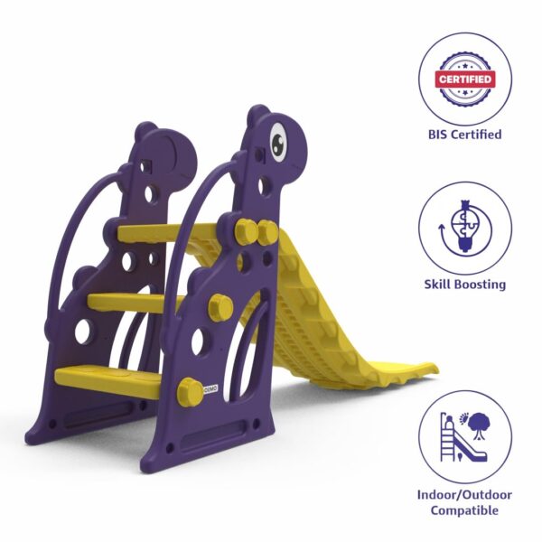 Amazon Brand - Solimo Kids Garden Super Slide | Safe and Fun | Indoor and Outdoor Toy for Boys and - Image 3