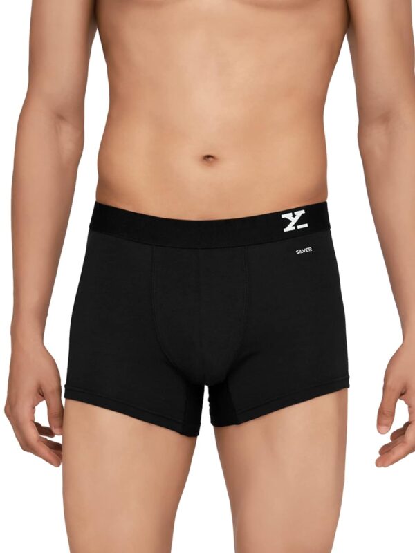 XYXX Men's Aero Super Combed Cotton Regular Fit Solid Antimicrobial Trunks with No Marks Waistband - Image 3