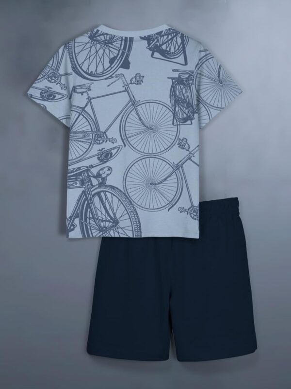 HELLCAT Boys Dress Clothing Set Combo with Tshirts & Shorts - Pack 3 - Image 5