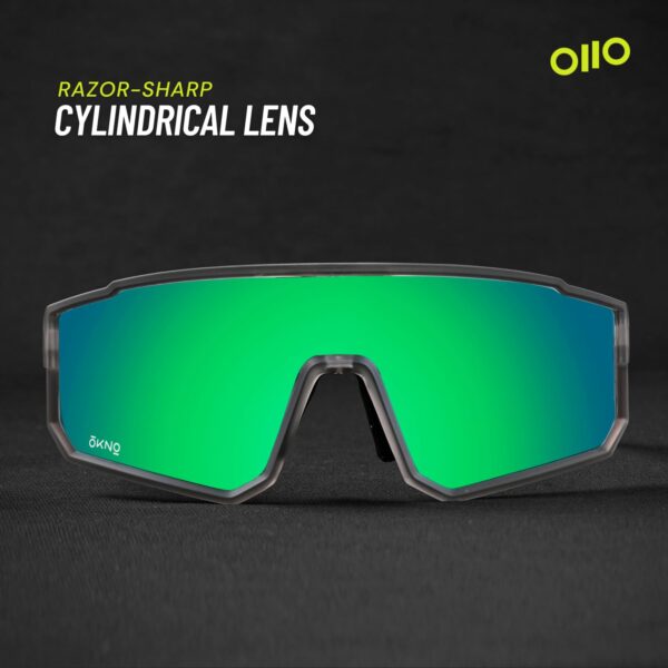Eyewearlabs OKNO | Polarized Sports Over-Sized Unilens Wrap-Around Branded Stylish Sunglasses For - Image 7