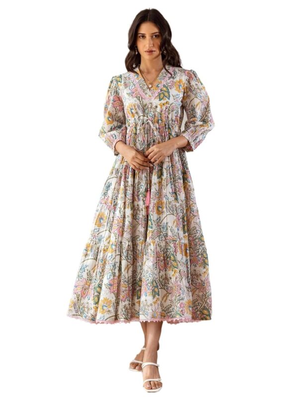 GRECIILOOKS Dress for Women Stylish | One Piece Dress for Women Long | Women Dress | Long Dress for - Image 2