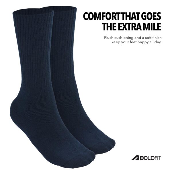 Boldfit Socks For Men Winter Socks For Women Calf Length Winter Socks For Men Woolen Winter Socks - Image 4