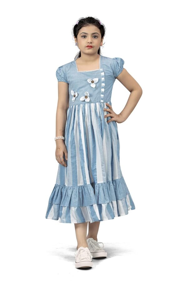 Fashion Dream Girl's Fit and Flare Midi Dress - Image 6
