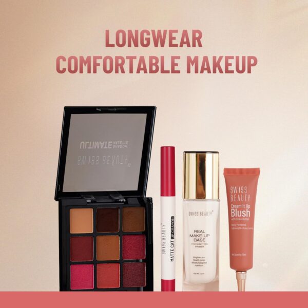 Swiss Beauty Cream It Up Blusher | Highly Pigmented | Long-lasting | Buildable & Blendable | All - Image 9