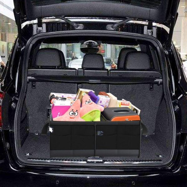 Double R Bags Polyester Multi Compartments Collapsible Portable Car Accessories for Trunk Dicky Boot - Image 8