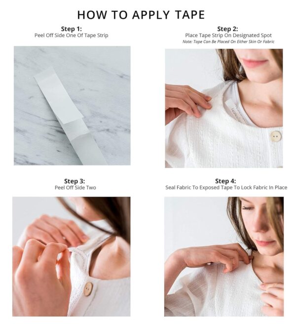 COOFANDY 216 Strips - Double Sided Tape for Fashion, Clothing and Body | All Day Strength Invisible - Image 8