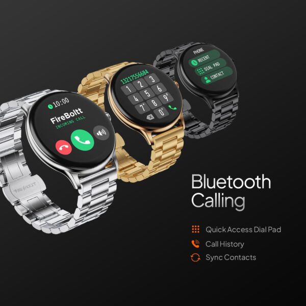 Fire-Boltt Newly Launched Phoenix Ultra Blaze Luxury Stainless Steel, Bluetooth Calling Smart Watch, - Image 4
