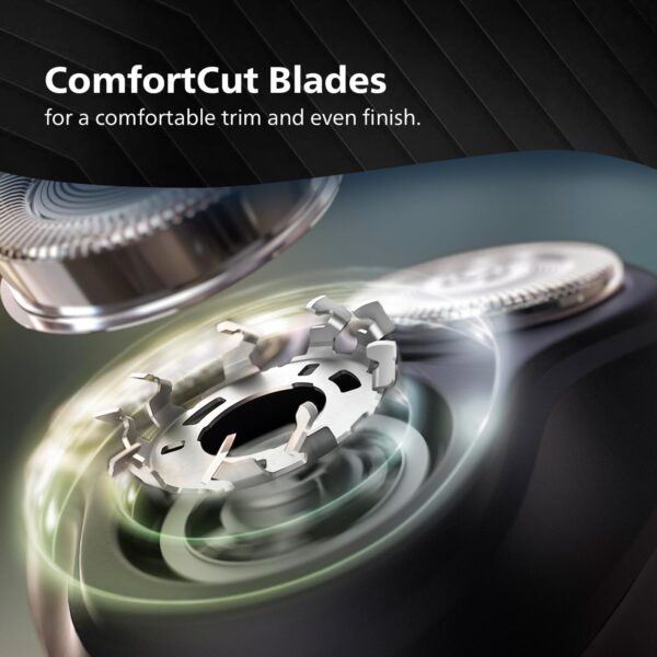 Philips Electric Shaver for Men, Wet and Dry Shave, 3D Floating Heads, 27 Self Sharpening Blades, - Image 5