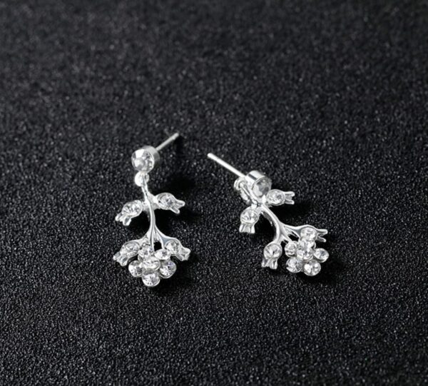 Nilu's Collection Crystal Necklace Jewellery Set with Earrings for Women and Girls, Ideal for - Image 6
