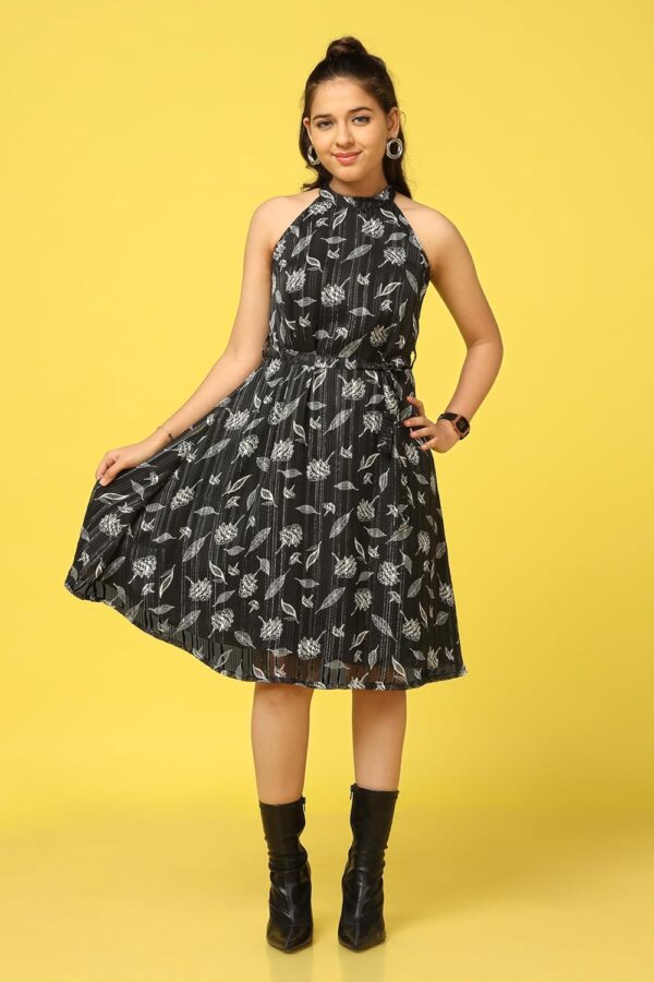 Fashion Dream Girl's Above Knee Length Fit and Flared Dresses - Image 8