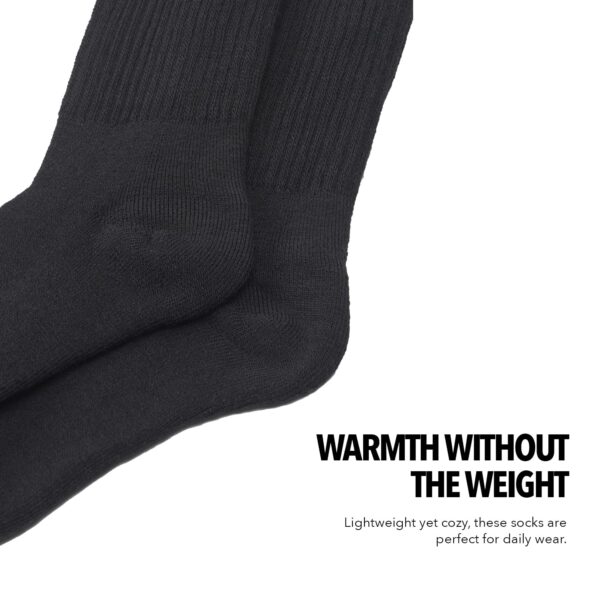 Boldfit Socks For Men Winter Socks For Women Calf Length Winter Socks For Men Woolen Winter Socks - Image 5